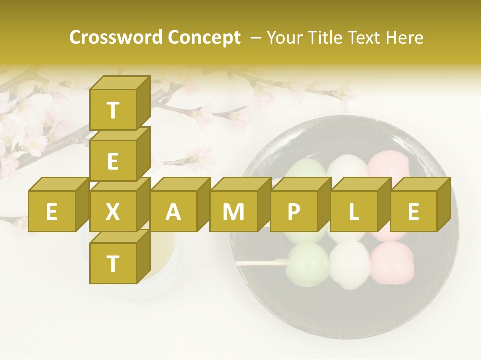 Japanese Snack Sweetness PowerPoint Template