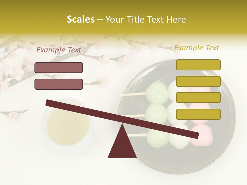 Japanese Snack Sweetness PowerPoint Template
