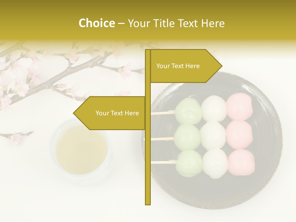 Japanese Snack Sweetness PowerPoint Template