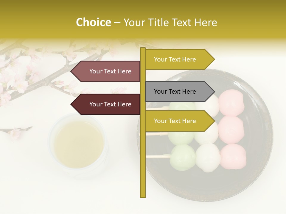 Japanese Snack Sweetness PowerPoint Template