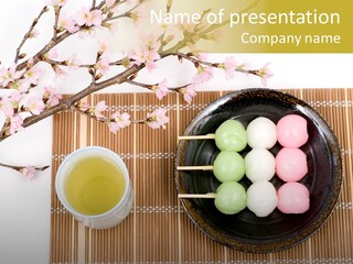 Cook White Tableware PowerPoint Template