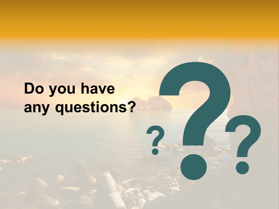 White Peace Sand PowerPoint Template