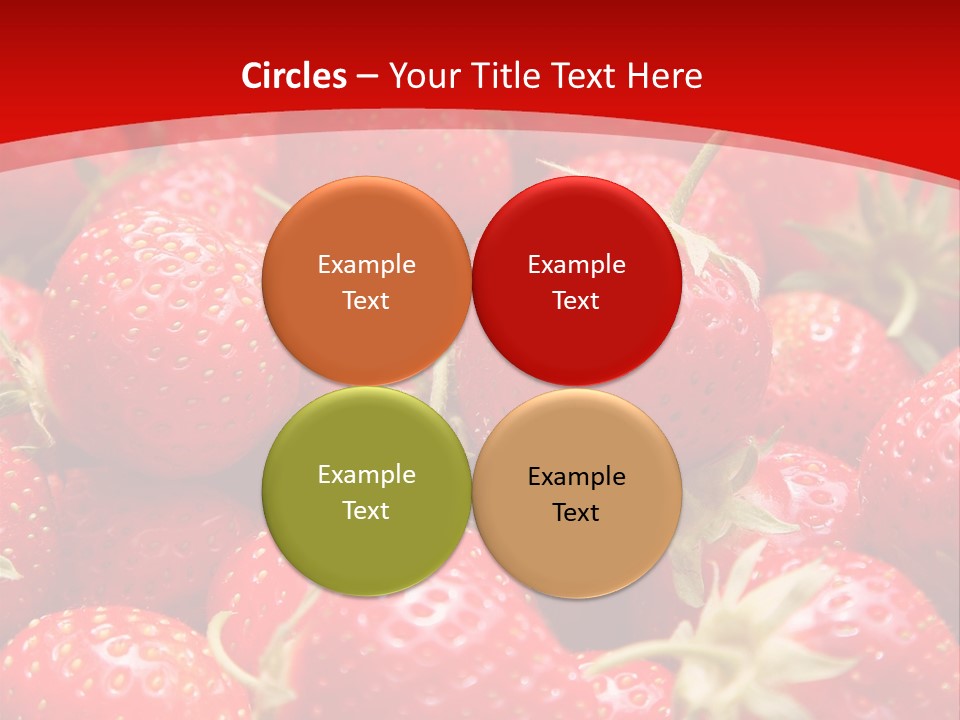 Refreshment Love Diet PowerPoint Template