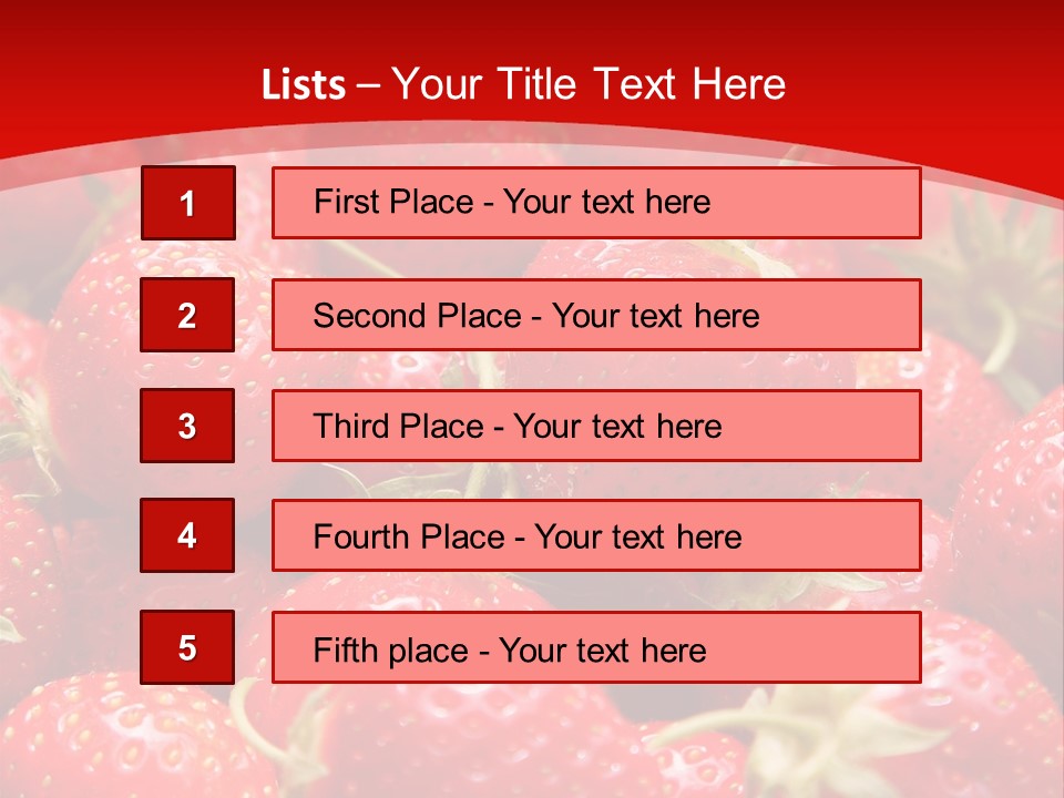 Refreshment Love Diet PowerPoint Template