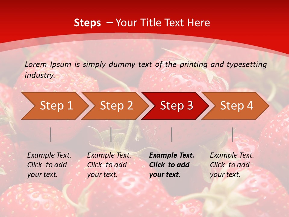 Refreshment Love Diet PowerPoint Template