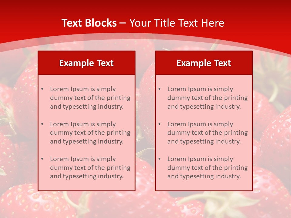 Refreshment Love Diet PowerPoint Template