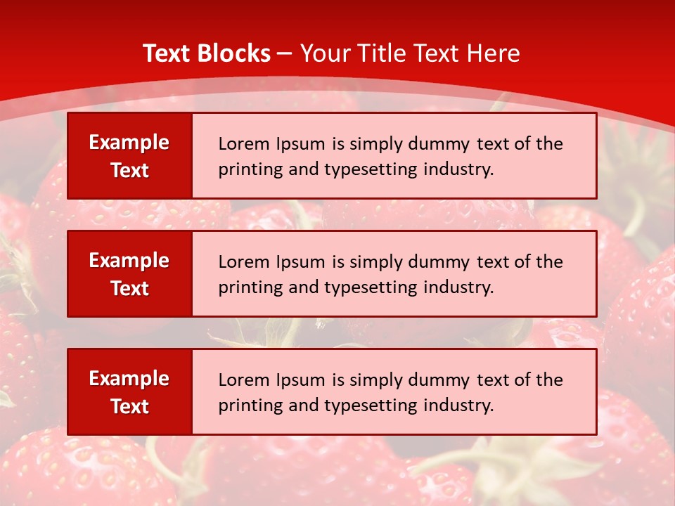 Refreshment Love Diet PowerPoint Template