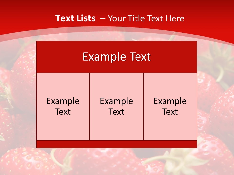Refreshment Love Diet PowerPoint Template