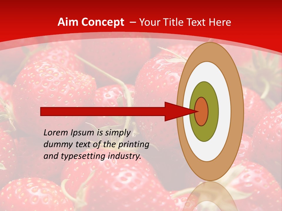 Refreshment Love Diet PowerPoint Template