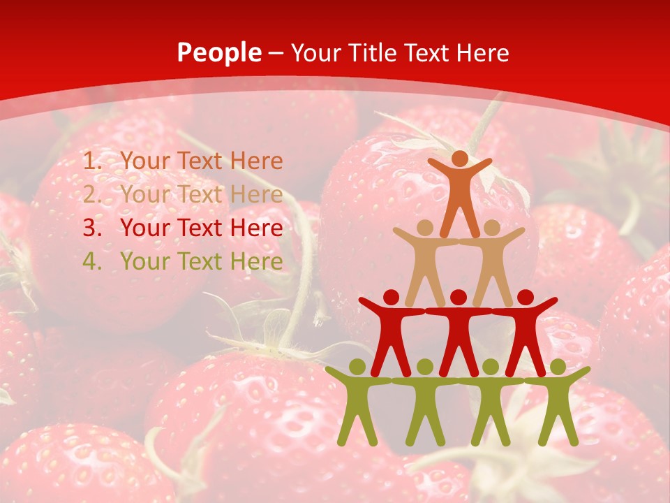 Refreshment Love Diet PowerPoint Template