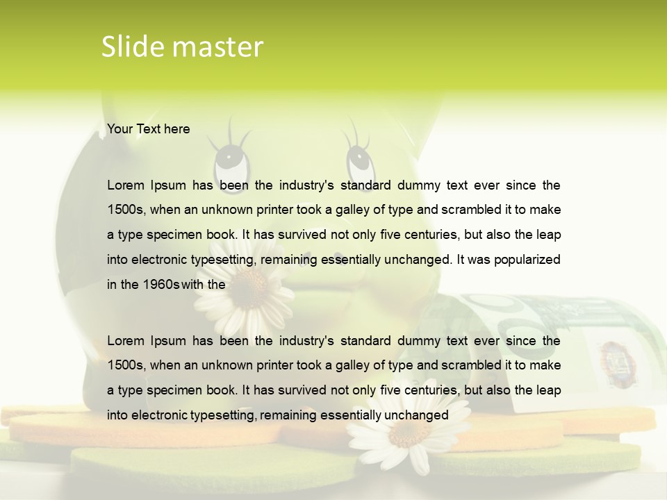 Environment Investment Coin PowerPoint Template