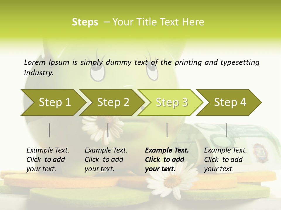 Environment Investment Coin PowerPoint Template