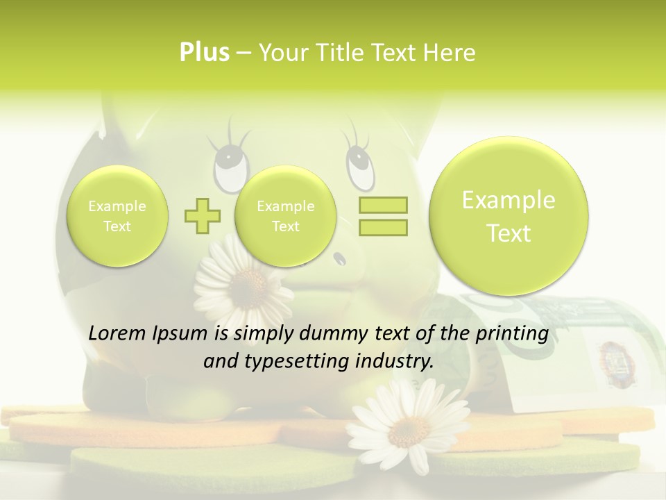 Environment Investment Coin PowerPoint Template