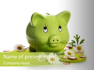 Environment Investment Coin PowerPoint Template