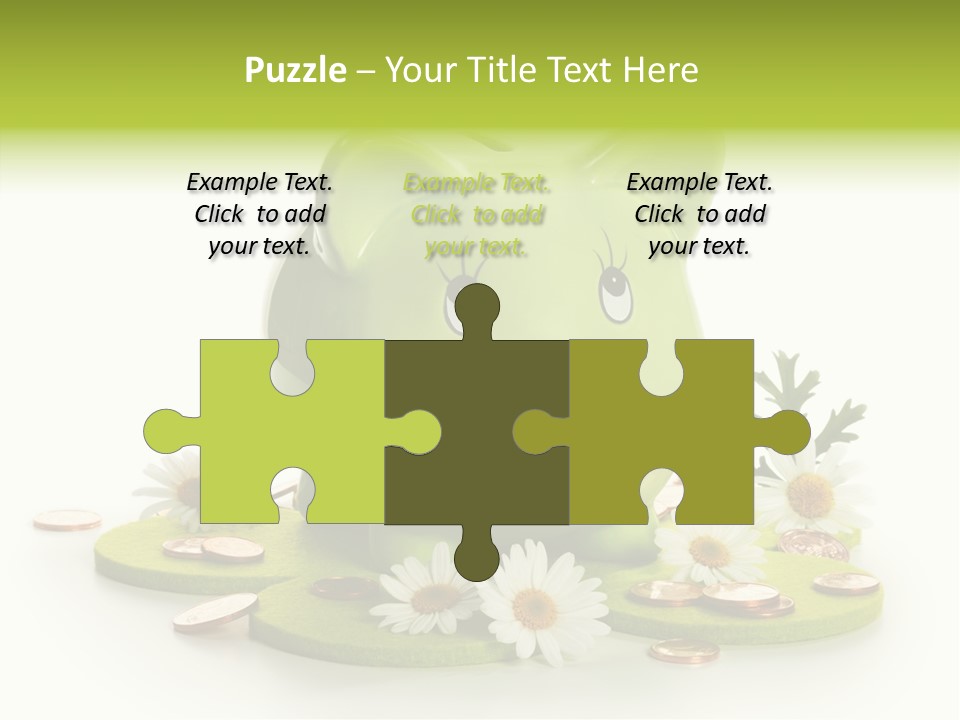 Environment Investment Coin PowerPoint Template