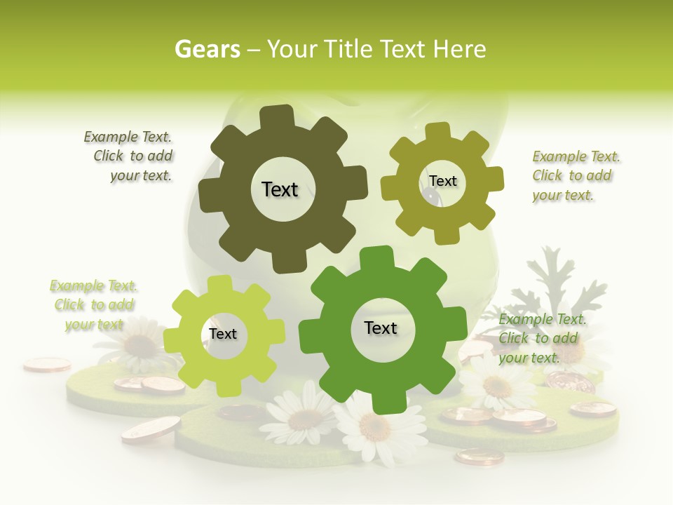Environment Investment Coin PowerPoint Template
