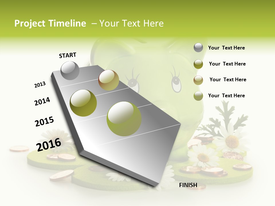 Environment Investment Coin PowerPoint Template