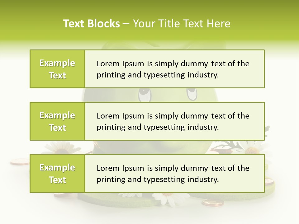 Environment Investment Coin PowerPoint Template