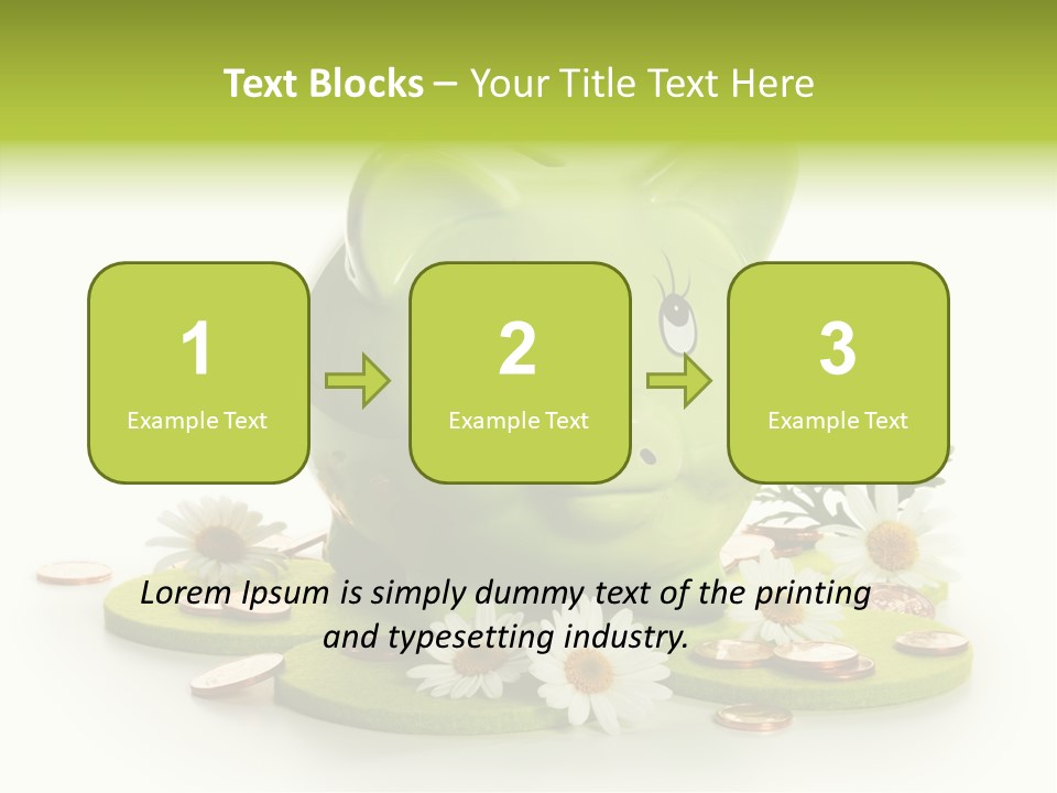 Environment Investment Coin PowerPoint Template