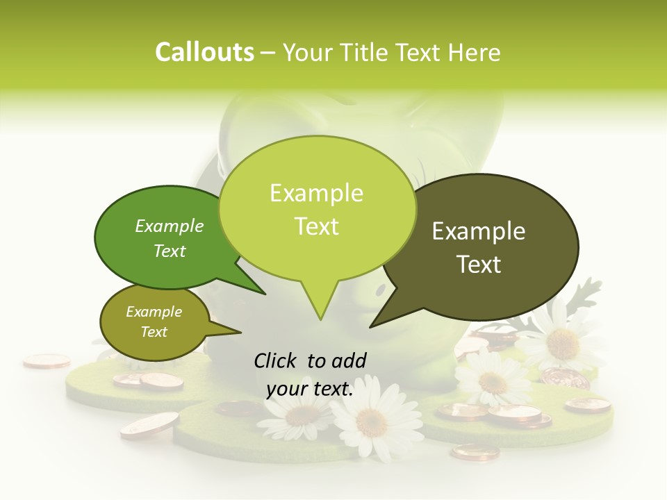 Environment Investment Coin PowerPoint Template