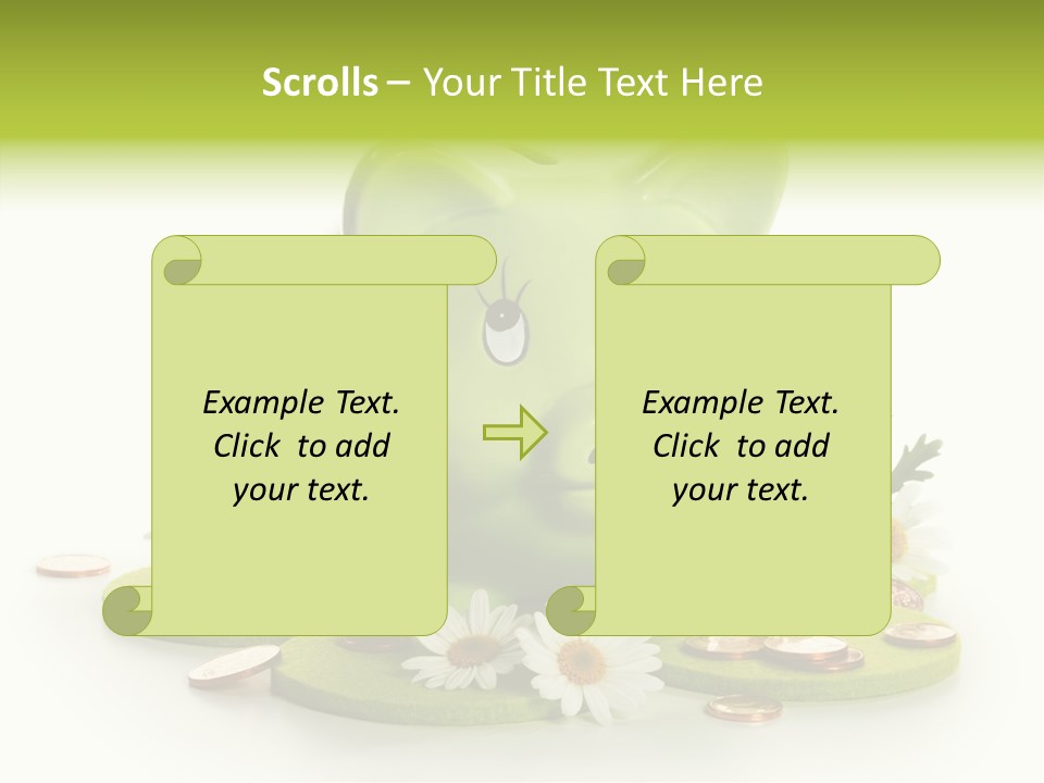 Environment Investment Coin PowerPoint Template