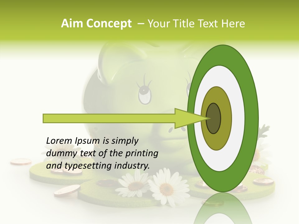 Environment Investment Coin PowerPoint Template