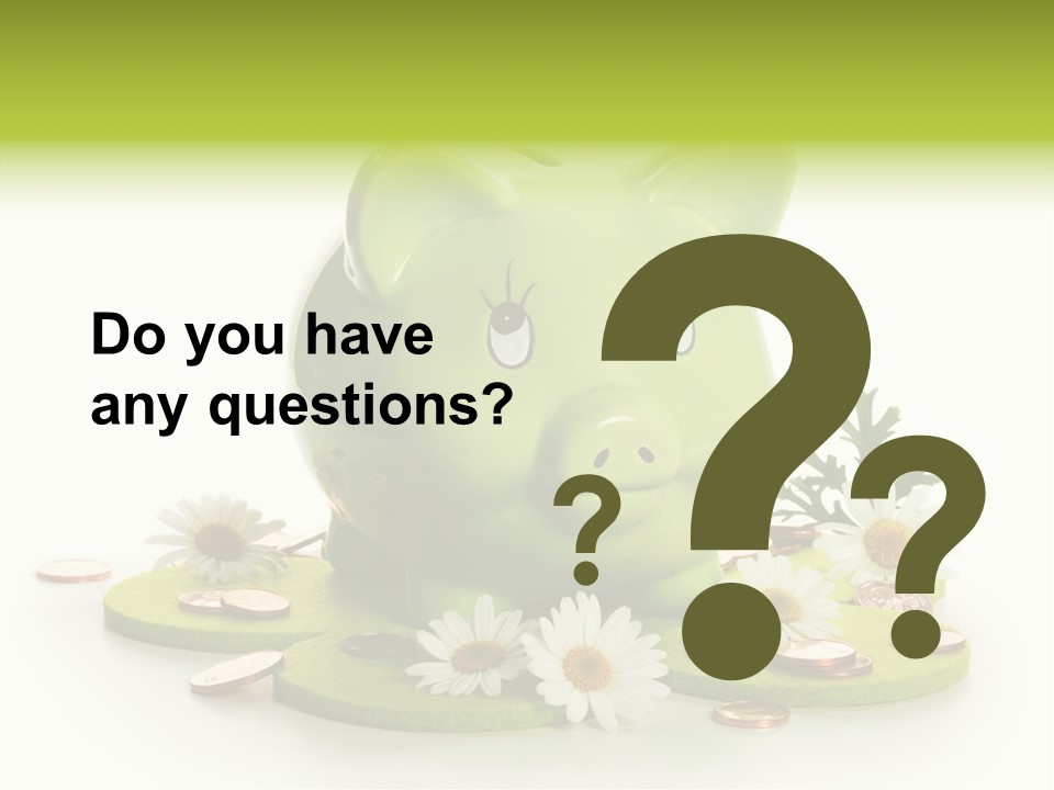 Environment Investment Coin PowerPoint Template