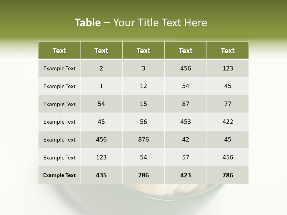 Fresh Nutrition Eat PowerPoint Template