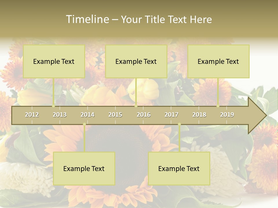 Petal Bright Anniversary PowerPoint Template