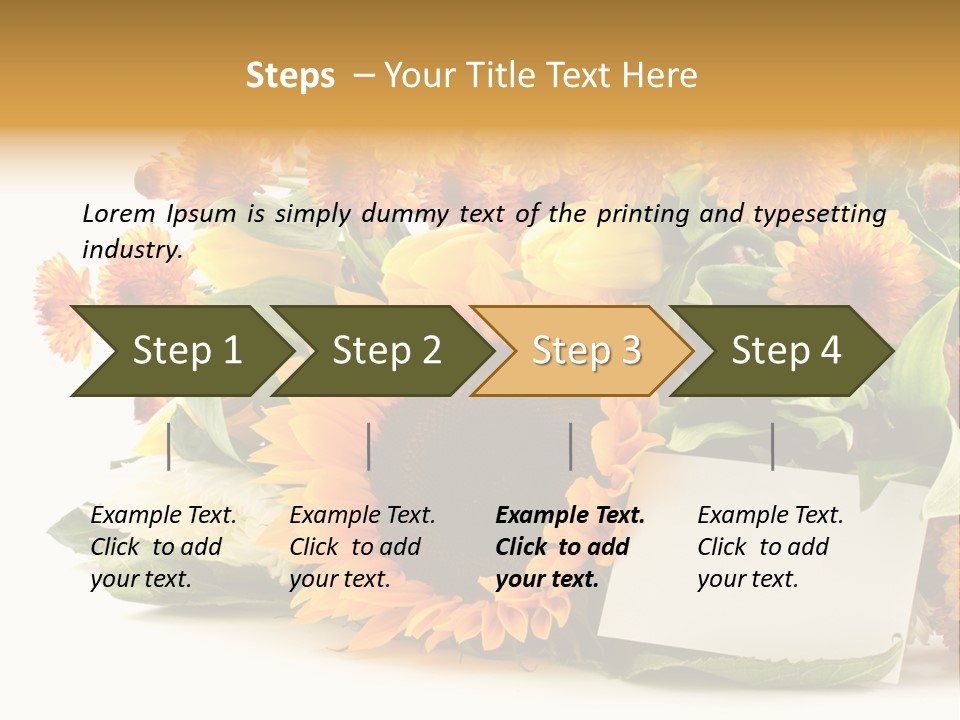Blossom You Background PowerPoint Template