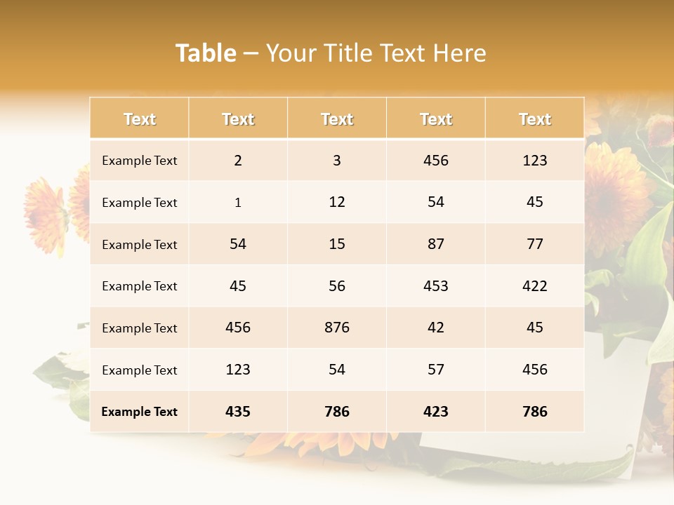 Blossom You Background PowerPoint Template