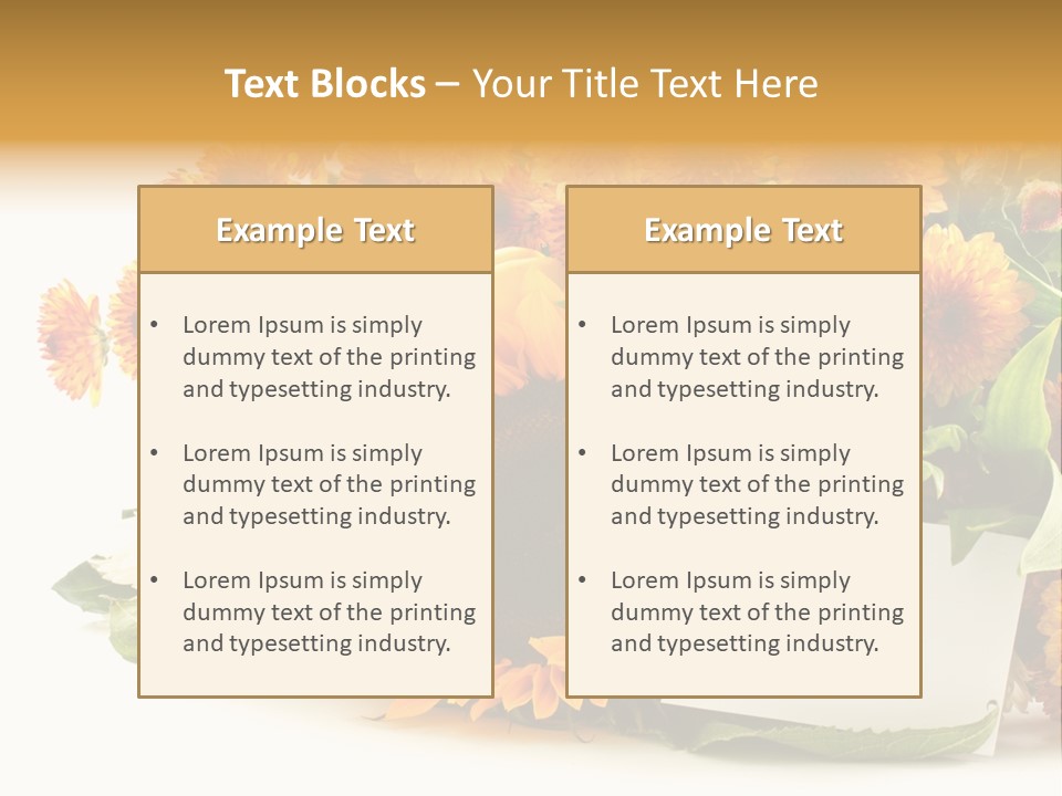 Blossom You Background PowerPoint Template