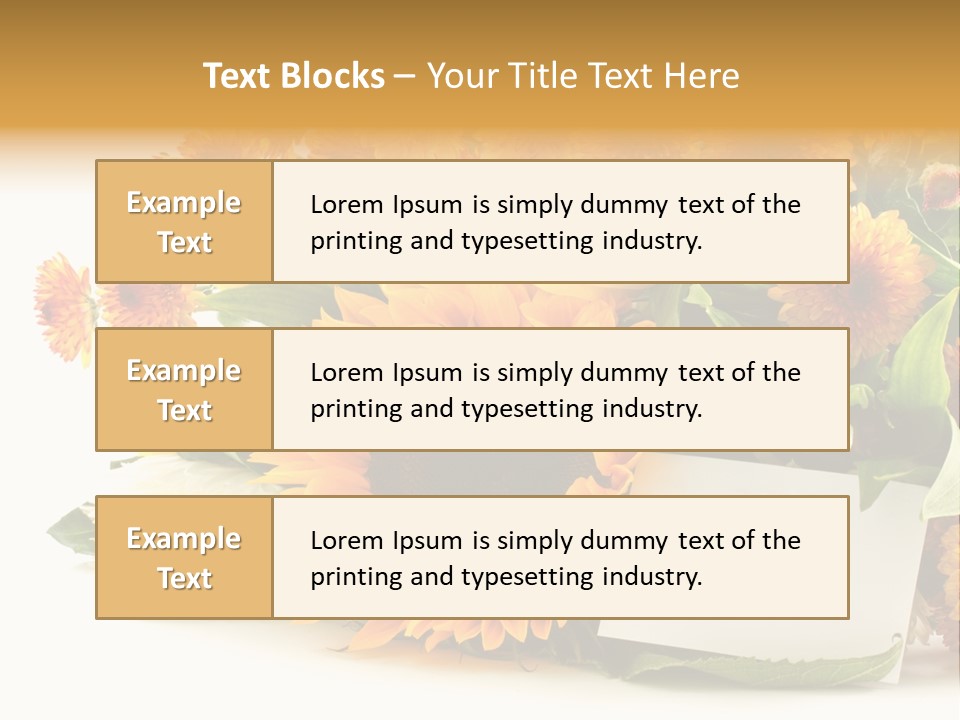 Blossom You Background PowerPoint Template