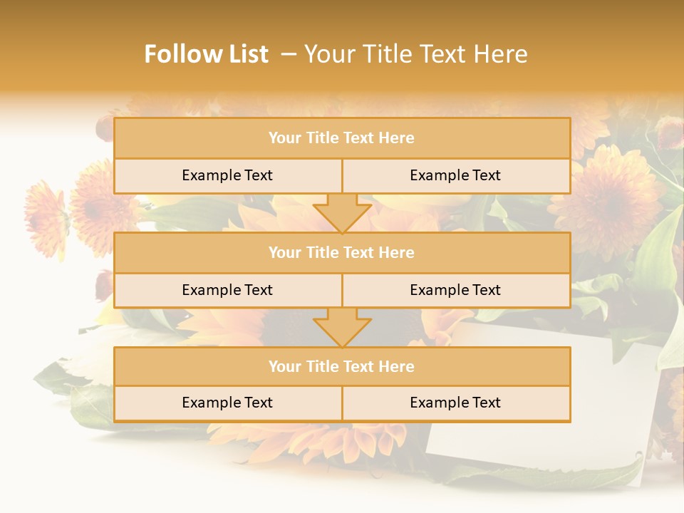 Blossom You Background PowerPoint Template