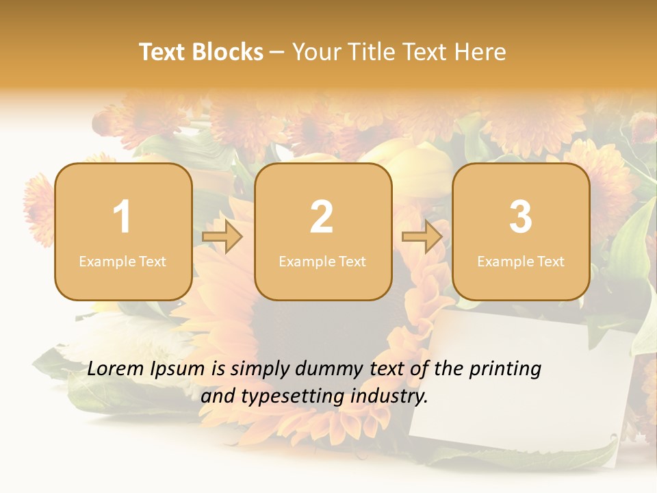 Blossom You Background PowerPoint Template