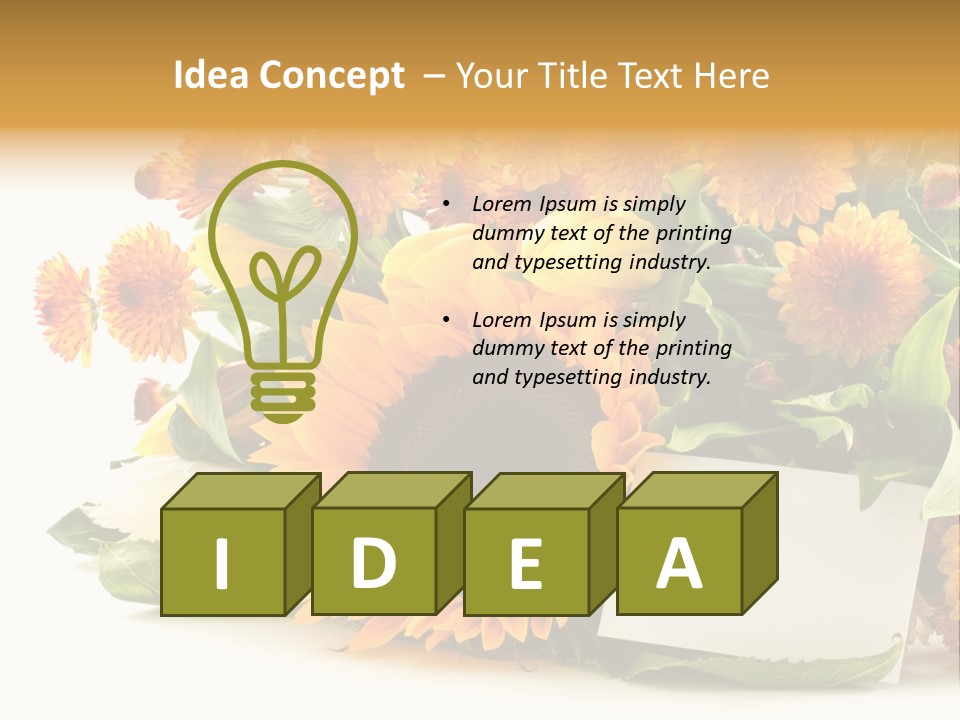 Blossom You Background PowerPoint Template