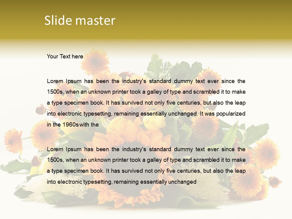 Anniversary Postcard Thank PowerPoint Template