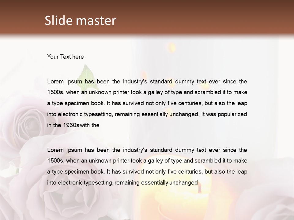 Bottle Aroma Pot Relaxation PowerPoint Template