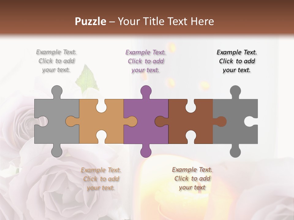 Bottle Aroma Pot Relaxation PowerPoint Template