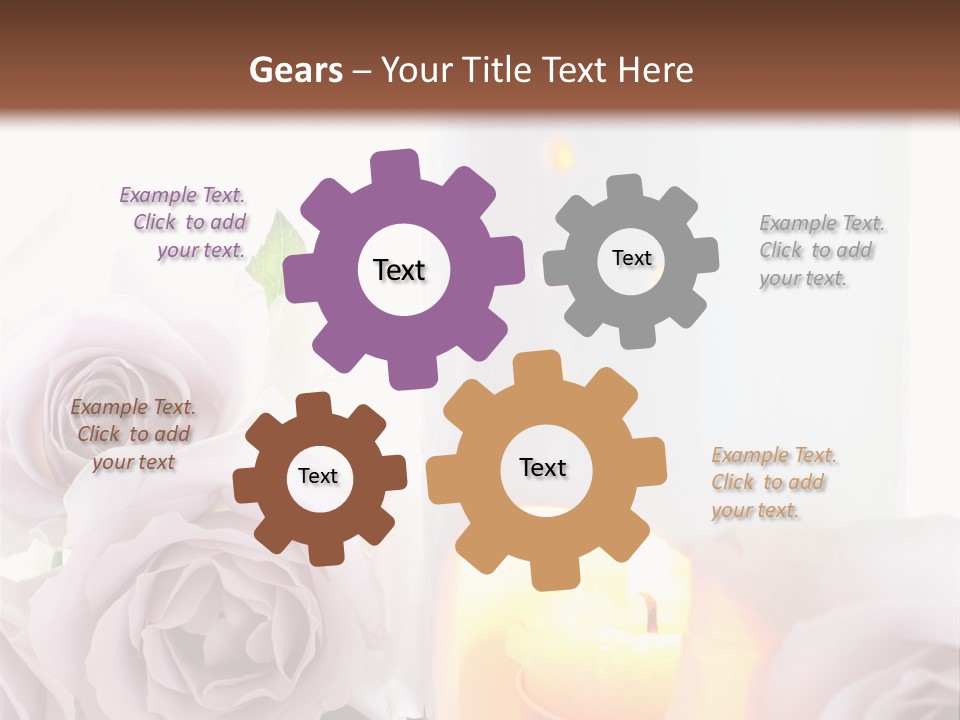 Bottle Aroma Pot Relaxation PowerPoint Template