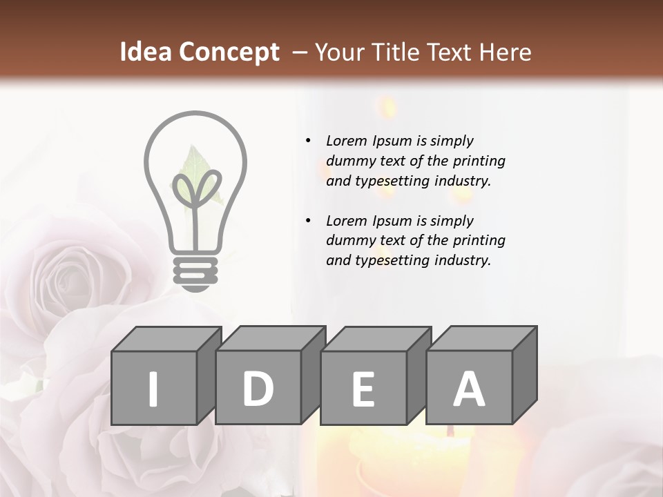 Bottle Aroma Pot Relaxation PowerPoint Template