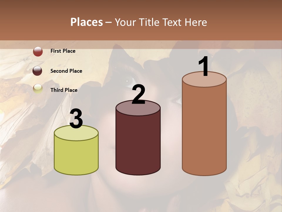 Long Female White PowerPoint Template