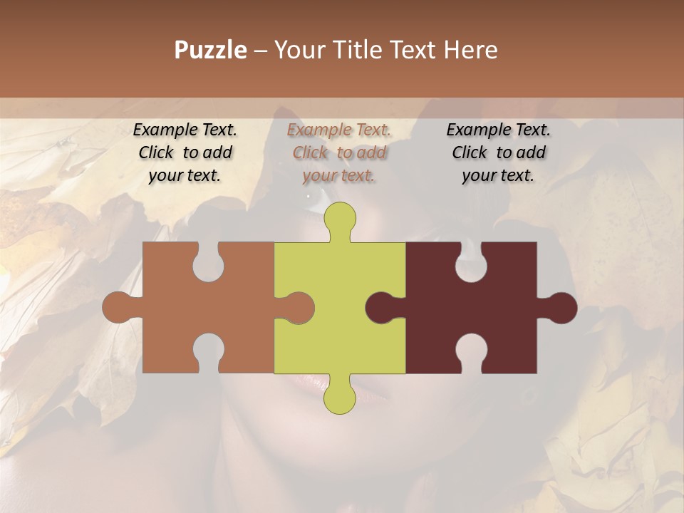 Long Female White PowerPoint Template