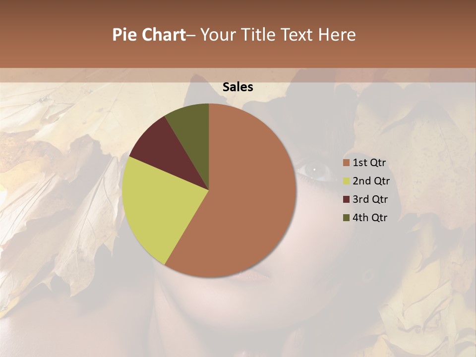 Long Female White PowerPoint Template