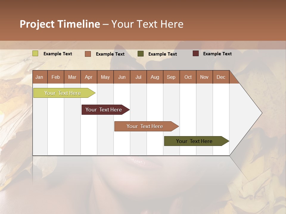 Long Female White PowerPoint Template