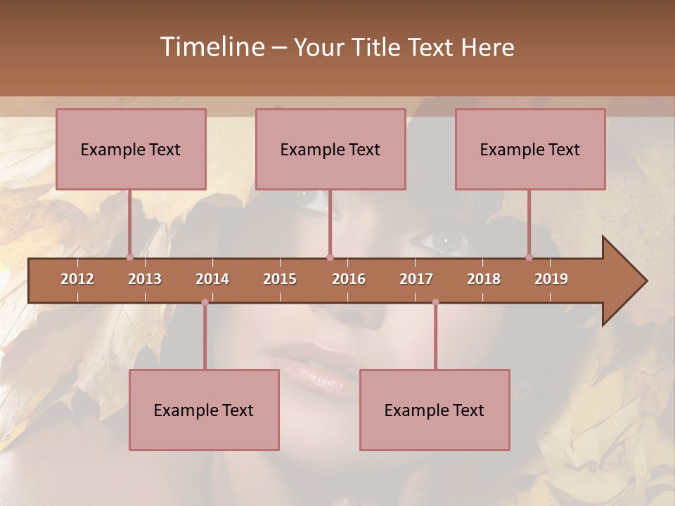 Long Female White PowerPoint Template