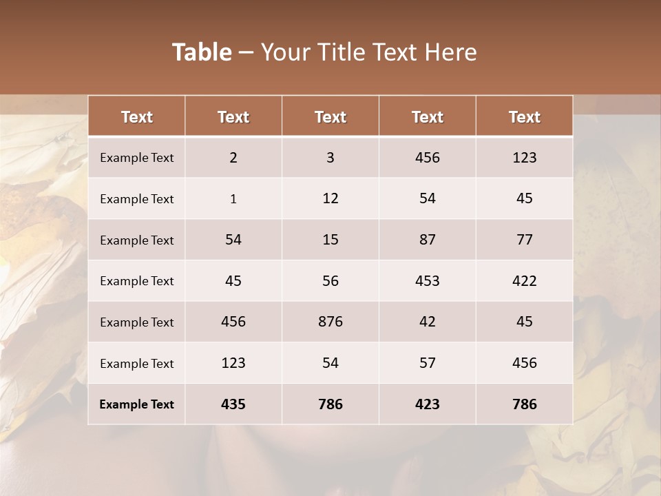 Long Female White PowerPoint Template