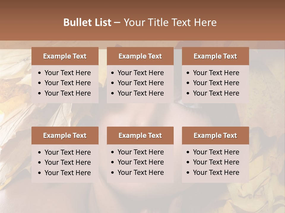 Long Female White PowerPoint Template