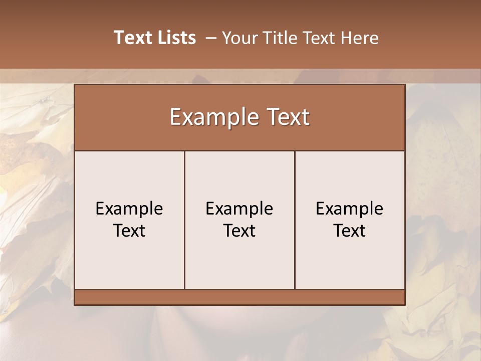 Long Female White PowerPoint Template