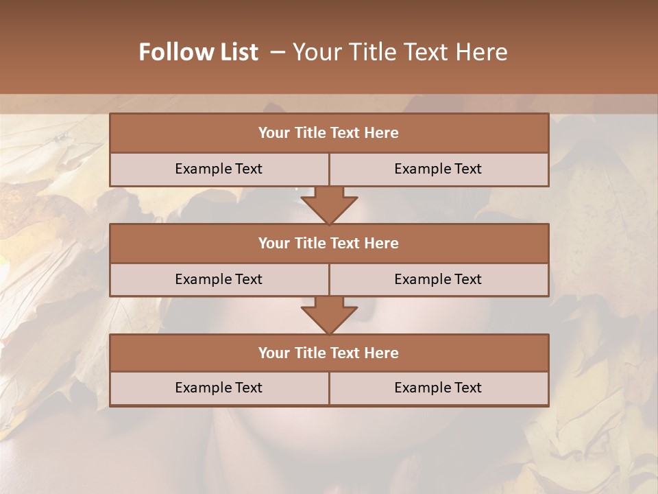 Long Female White PowerPoint Template